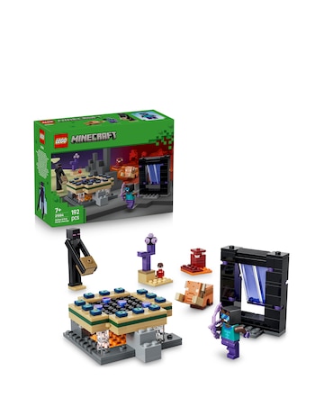 LEGO Minecraft Nether & End Portal Journey