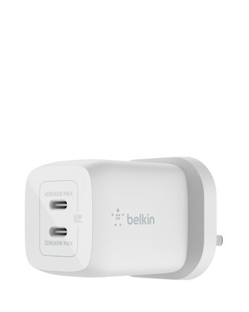 Belkin BoostCharge Pro Dual USB-C Wall Charger 65W