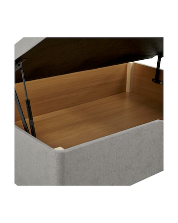 Silentnight Velvet Half Ottoman Divan Base Only