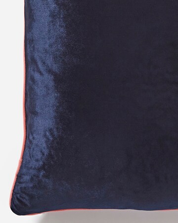 Millie Embroidered Floral Velvet Cushion