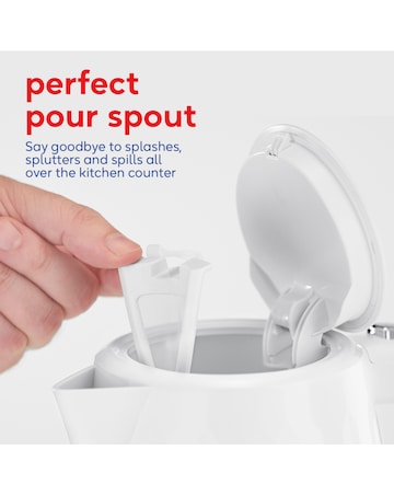 Russell Hobbs 26050 Textured Honeycomb White Kettle