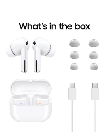 Samsung Galaxy Buds3 Pro Wireless Earbuds - White - Galaxy AI