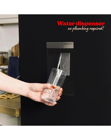 Russell Hobbs RH180FFFF551E1BWD Frost-Free Fridge Freezer with Water Dispenser