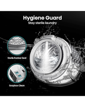 Hisense 5S Series WF5S1245BB 12kg Auto Dosing Washing Machine - Black