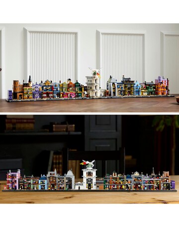 LEGO Harry Potter Diagon Alley Wizarding Shops, Wizard Set for Adults 76444