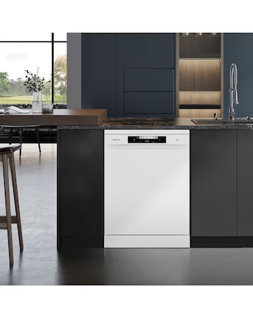 Hisense HS643D60WUK 16 Place Settings Dishwasher with Cutlery Tray - White
