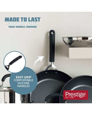 Prestige Made to Last 3 Piece Straining Saucepan Set