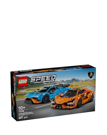 LEGO Speed Champions Lamborghini Revuelto & Huracan STO Toy Car 77238