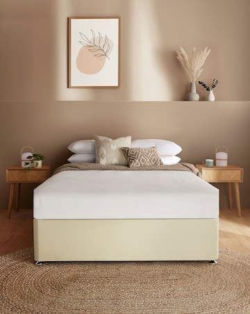 Silentnight Fabric 4 Drawer Divan Base Only