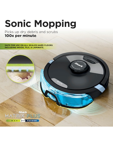 Shark Matrix Plus 2-in-1 RoboVac & Mop RV2620WDUK