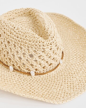 Pearl Detail Western Cowboy Hat