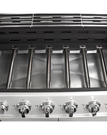 Charles Bentley 6 Burner Gas BBQ with Side Burner