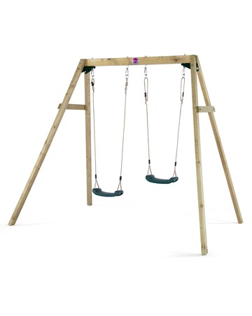 Plum Wooden Double Swing