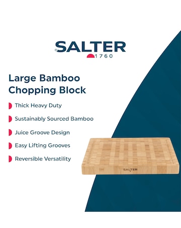 Salter 42cm Butchers Block