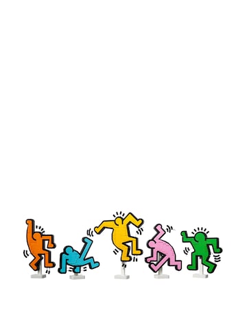 LEGO Art Keith Haring Dancing Figures Living Room Decor and Building Set 31216