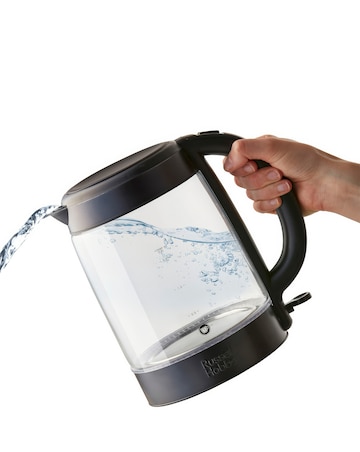 Russell Hobbs Illuminated Matte Black Glass Kettle