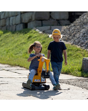 JCB Fully Articulated Digger with Opening Seat & Helmet