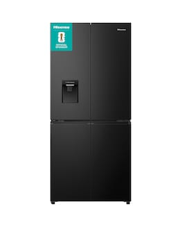 Hisense RQ5P470SMFE 80cm American 4 Door Fridge Freezer - Black Stainless Steel