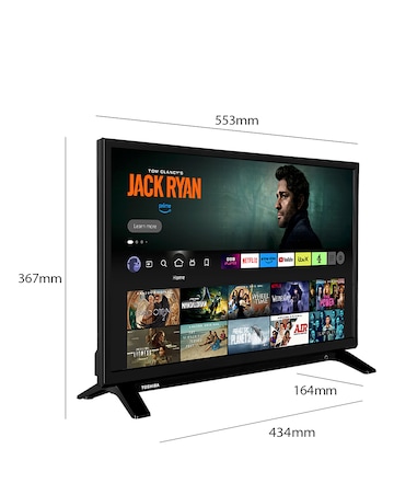 Toshiba 24WF2F53DB 24in Smart VIDAA HD Ready TV with VIDAA Voice