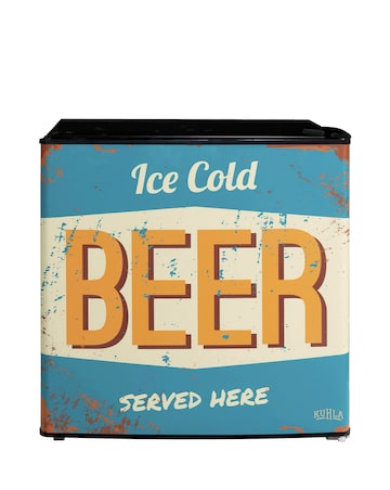 Kuhla KTTF0E6B-1011 Beer Sign Table Top Mini Fridge