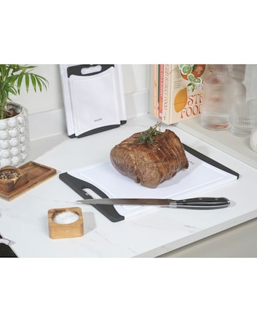 Salter 3 Piece Plastic Chopping Board Set