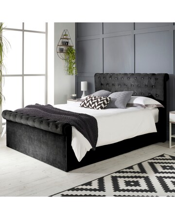 Aspire Chesterfield Side Lift Ottoman Bed