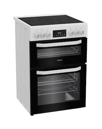 Hotpoint HDE6VDW 60cm Electric Double Cooker with Multiflow Installation
