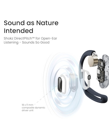 Shokz OpenFit Air True Wireless Open-Ear Earbuds - Black