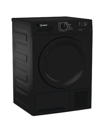 Indesit C YD C82 BBGL UK Condenser Tumble Dryer 8kg Black + Install
