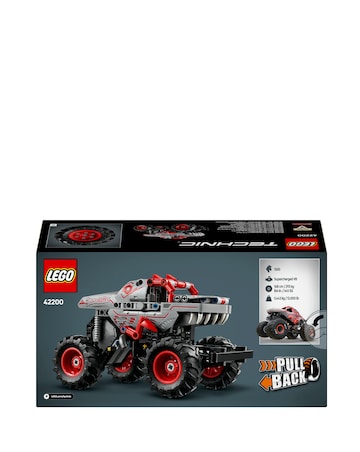 LEGO Technic Monster Jam ThunderROARus Pull-Back Truck Toy 42200