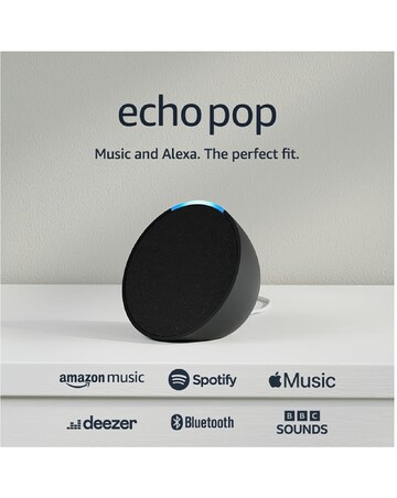Amazon Echo Pop Smart Speaker with Ring Video Doorbell