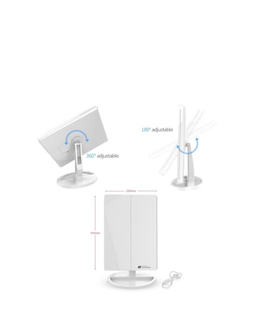 Rio Full Size LED Makeup Mirror