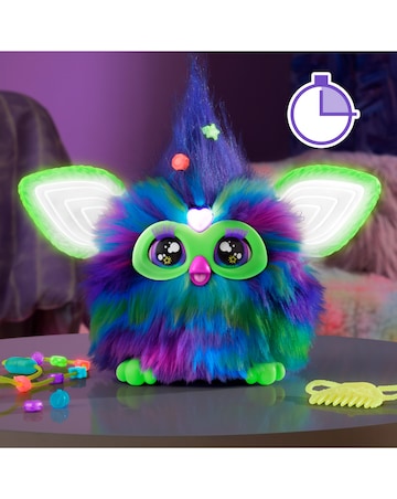 Furby Galaxy Glow in the Dark Interactive Plush Toy