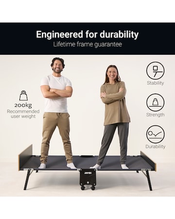 Jay-Be Grand Folding Bed with e-Pocket Mattress - Small Double