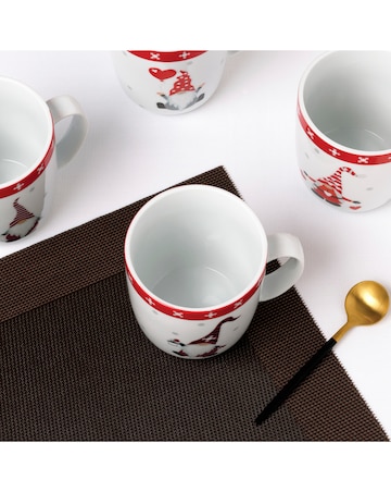 Waterside Set of 4 Nordic Gnome Mugs