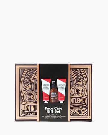 Hawkins And Brimble Face Gift Box (Moisturiser, Facial Scrub, Face Wash)