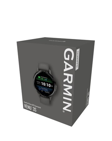 Garmin Venu 3S 41mm Smartwatch - Pebble Grey & Slate with Silicone Band