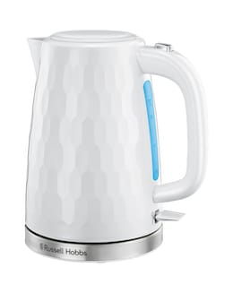 Russell Hobbs 26050 Textured Honeycomb White Kettle