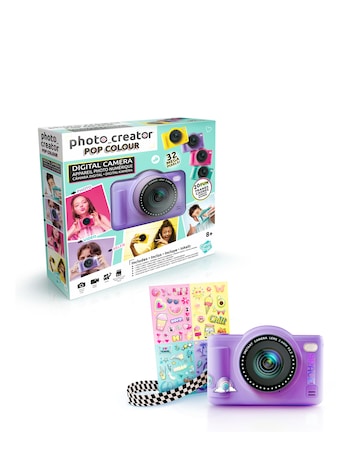 Photo Creator Pop Colour Digital Kids Camera - Purple