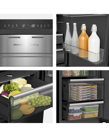 Hisense KitchenFit RB5K330GSFC Smart 60/40 Fridge Freezer - Black