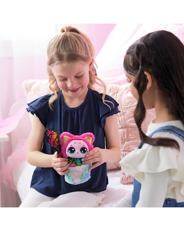 Bloomables by Hatchimals Kittyfly Surprise Interactive Plush Pet