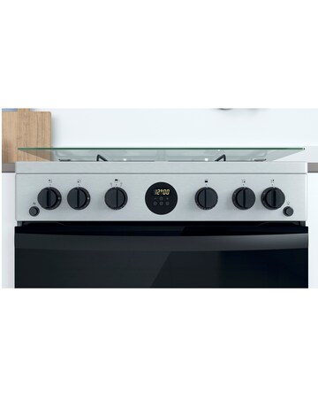 Indesit ID67G0MCX/UK 60cm Gas Double Cooker + Installation