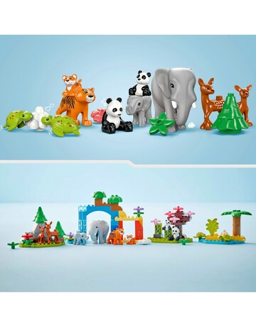 LEGO DUPLO 3in1 Wild Animal Families Learning Toy Set 10446