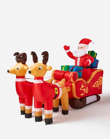 Inflatable Santas Sleigh - 2.4m