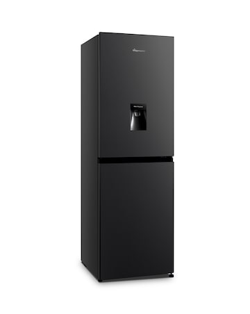 Fridgemaster MC55240DEB Fridge Freezer with Water Dispenser- E Rated