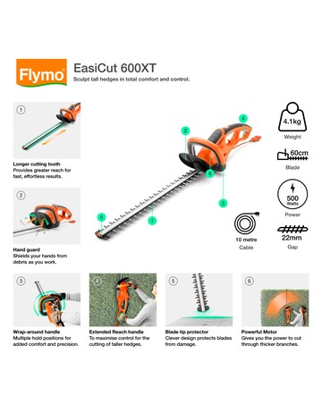 Flymo EasiCut 610XT Electric Hedge Trimmer