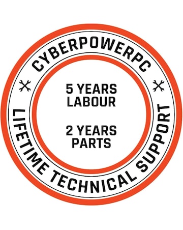 CyberPowerPC AMD Ryzen 5 5500 RTX 5060 1TB SSD Gaming PC