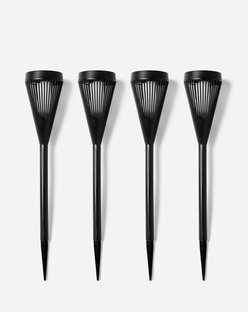 4 Urbane Flaming Stake Lights