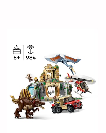 LEGO Jurassic World Spinosaurus & Quetzalcoatlus Air Mission Dinosaur 76976