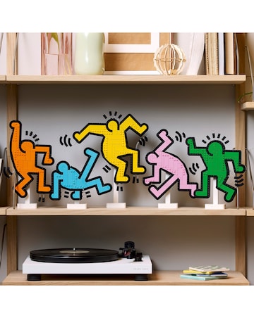LEGO Art Keith Haring Dancing Figures Living Room Decor and Building Set 31216